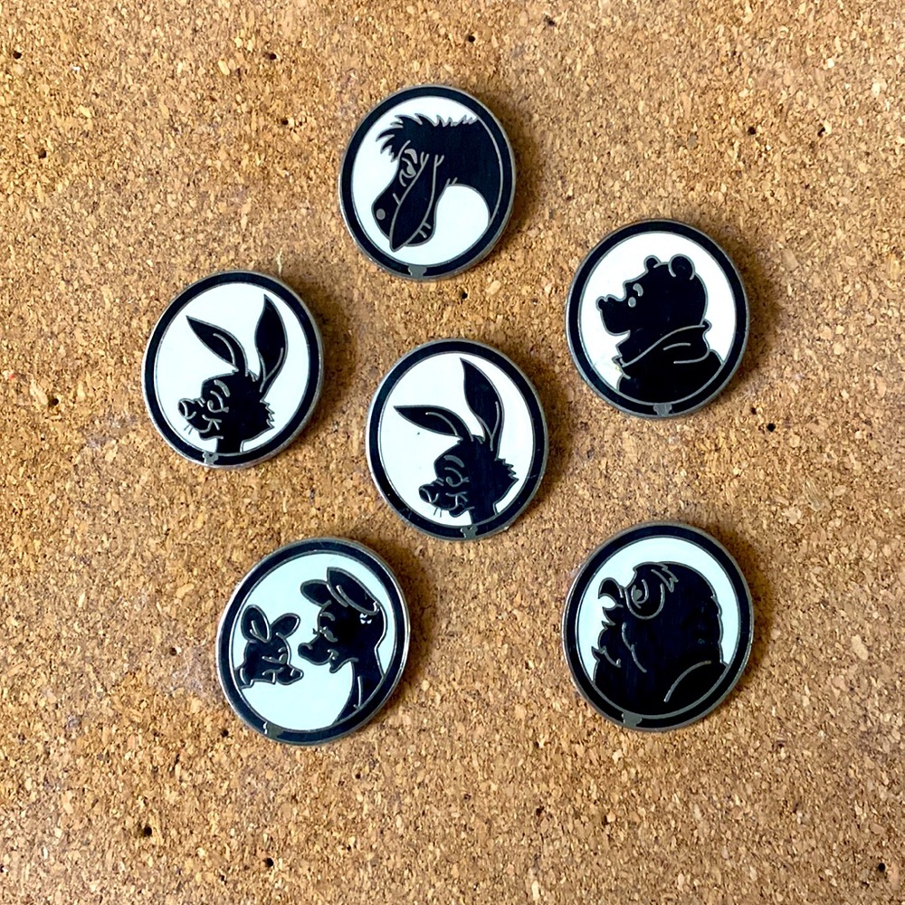 Winnie The Pooh Silhouette Pins